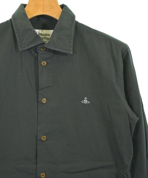 Vivienne Westwood MAN（ヴィヴィアンウエストウッドマン）カジュアルシャツ 黒 サイズ:44(S位) メンズ/2200712634090
