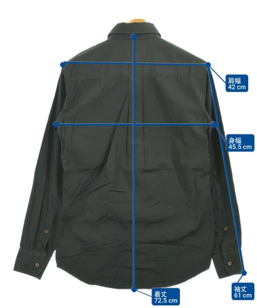 Vivienne Westwood MAN（ヴィヴィアンウエストウッドマン）カジュアルシャツ 黒 サイズ:44(S位) メンズ/2200712634090