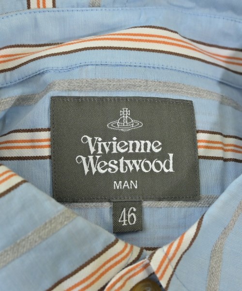 Vivienne Westwood MAN（ヴィヴィアンウエストウッドマン）カジュアルシャツ 青 サイズ:46(L位) メンズ/2200712634106