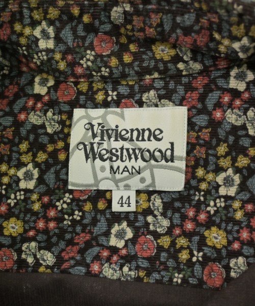 Vivienne Westwood MAN（ヴィヴィアンウエストウッドマン）カジュアルシャツ 茶 サイズ:44(S位) メンズ/2200721107028