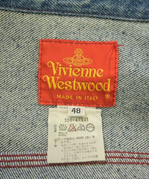 Vivienne Westwood（ヴィヴィアンウエスドウッド）デニムジャケット 紺 サイズ:48(XXL位) レディース/2200723243021