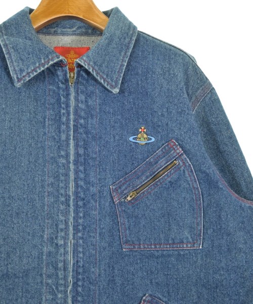 Vivienne Westwood（ヴィヴィアンウエスドウッド）デニムジャケット 紺 サイズ:48(XXL位) レディース/2200723243021