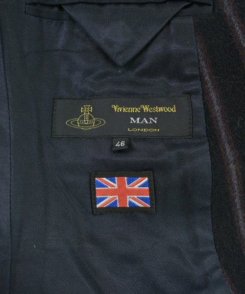 Vivienne Westwood MAN（ヴィヴィアンウエストウッドマン）チェスターコート 黒 サイズ:46(M位) メンズ/2200680936011