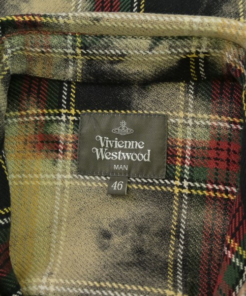 Vivienne Westwood MAN（ヴィヴィアンウエストウッドマン）カジュアルシャツ ベージュ サイズ:46(M位) メンズ/2200680936073