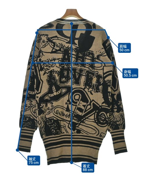 Vivienne Westwood MAN（ヴィヴィアンウエストウッドマン）カーディガン ベージュ サイズ:46(M位) メンズ/2200680936097