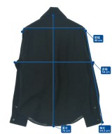 Vivienne Westwood MAN（ヴィヴィアンウエストウッドマン）カジュアルシャツ 黒 サイズ:50(XL位) メンズ/2200690168136