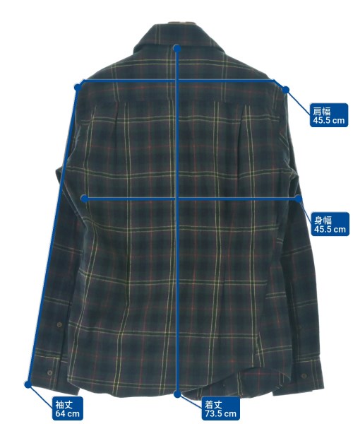 Vivienne Westwood MAN（ヴィヴィアンウエストウッドマン）カジュアルシャツ 緑 サイズ:48(L位) メンズ/2200690168198