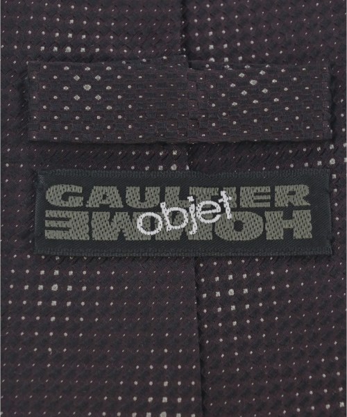 GAULTIER HOMME objet（ゴルティエ　オム　オブジェ）ネクタイ 茶 サイズ:- メンズ/2200640661083