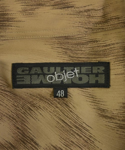 GAULTIER HOMME objet（ゴルティエ　オム　オブジェ）カジュアルシャツ ベージュ サイズ:48(L位) メンズ/2200675850056
