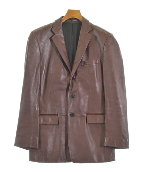 GAULTIER HOMME objet(ゴルティエ　オム　オブジェ)カジュアルジャケット 茶 サイズ:50(XL位)/2200649765010