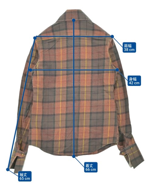 Vivienne Westwood RED LABEL（ヴィヴィアンウエストウッドレッドレーベル）カジュアルシャツ オレンジ サイズ:2(M位) レディース/2200642462015