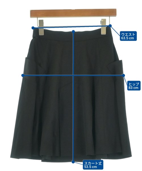 Vivienne Westwood RED LABEL（ヴィヴィアンウエストウッドレッドレーベル）ミニスカート 黒 サイズ:2(M位) レディース/2200622746067