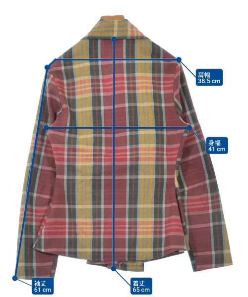 Vivienne Westwood RED LABEL（ヴィヴィアンウエストウッドレッドレーベル）ブラウス 赤 サイズ:2(M位) レディース/2200631488088