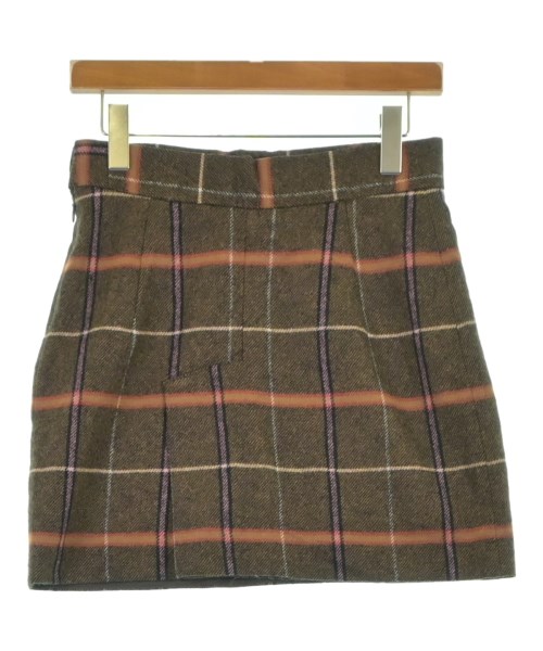 Vivienne Westwood RED LABEL（ヴィヴィアンウエストウッドレッドレーベル）ミニスカート 茶 サイズ:42(M位) レディース/2200610124044