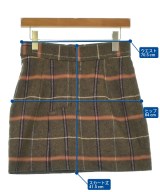 Vivienne Westwood RED LABEL（ヴィヴィアンウエストウッドレッドレーベル）ミニスカート 茶 サイズ:42(M位) レディース/2200610124044