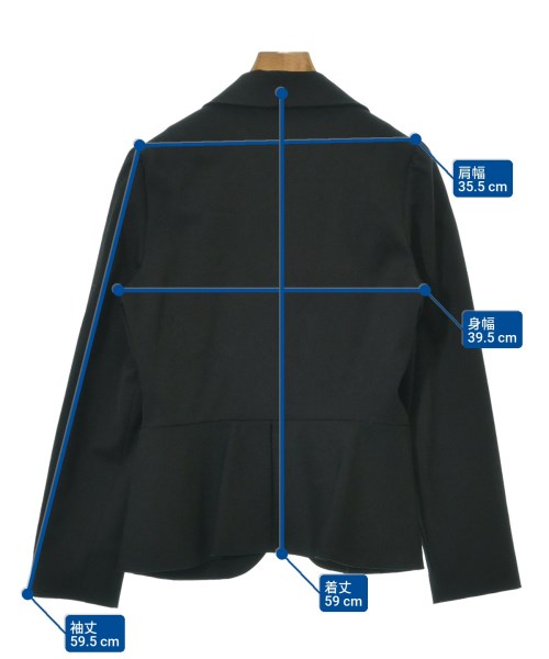 Vivienne Westwood RED LABEL（ヴィヴィアンウエストウッドレッドレーベル）カジュアルジャケット 黒 サイズ:3(L位) レディース/2200674923249