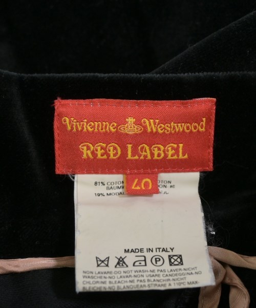 Vivienne Westwood RED LABEL（ヴィヴィアンウエストウッドレッドレーベル）ひざ丈スカート 黒 サイズ:40(M位) レディース/2200646826141