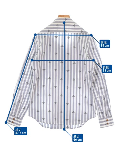 Vivienne Westwood RED LABEL（ヴィヴィアンウエストウッドレッドレーベル）カジュアルシャツ 白 サイズ:1(S位) レディース/2200658098031