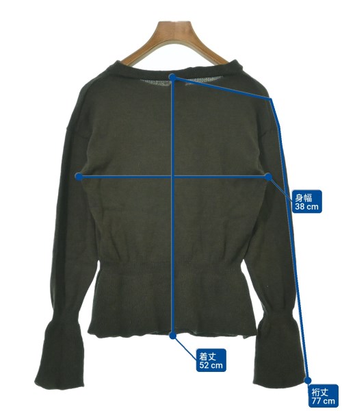 Vivienne Westwood RED LABEL（ヴィヴィアンウエストウッドレッドレーベル）ニット・セーター カーキ サイズ:S レディース/2200649972111