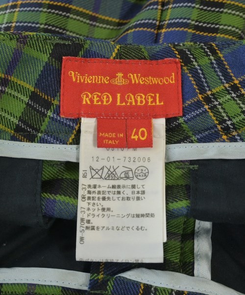 Vivienne Westwood RED LABEL（ヴィヴィアンウエストウッドレッドレーベル）スラックス 緑 サイズ:40(M位) レディース/2200707851068