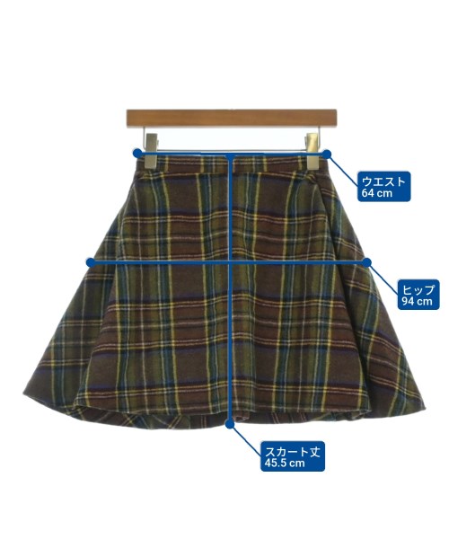 Vivienne Westwood RED LABEL（ヴィヴィアンウエストウッドレッドレーベル）ミニスカート その他（柄物・カラフル） サイズ:40(M位) レディース/2200663674046