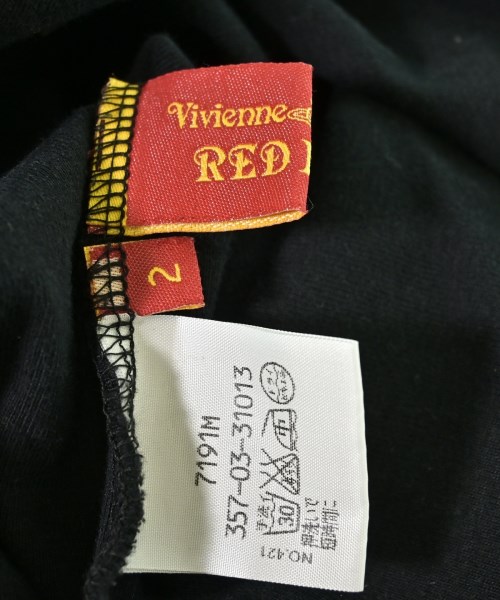 Vivienne Westwood RED LABEL（ヴィヴィアンウエストウッドレッドレーベル）Tシャツ・カットソー 黒 サイズ:2(M位) レディース/2200667939059