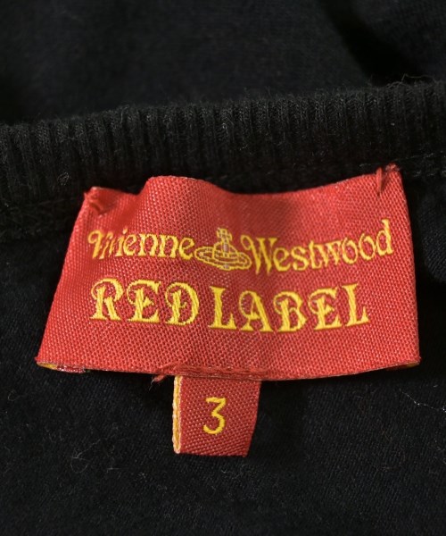 Vivienne Westwood RED LABEL（ヴィヴィアンウエストウッドレッドレーベル）Tシャツ・カットソー 黒 サイズ:3(L位) レディース/2200667939073