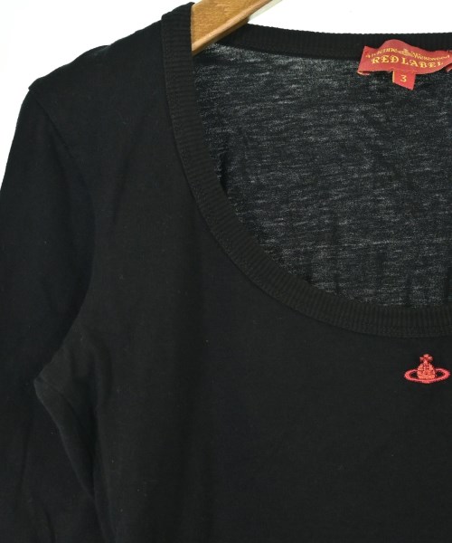Vivienne Westwood RED LABEL（ヴィヴィアンウエストウッドレッドレーベル）Tシャツ・カットソー 黒 サイズ:3(L位) レディース/2200667939073