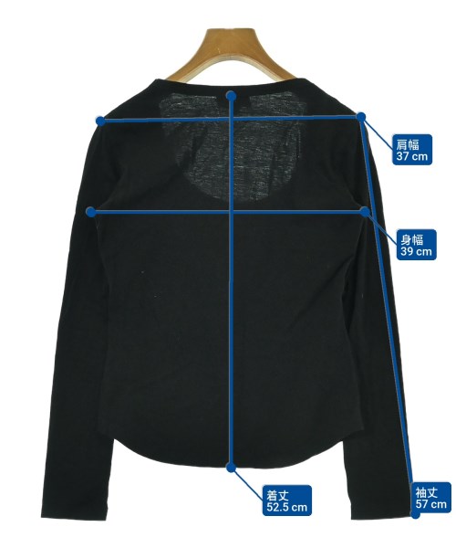 Vivienne Westwood RED LABEL（ヴィヴィアンウエストウッドレッドレーベル）Tシャツ・カットソー 黒 サイズ:3(L位) レディース/2200667939073