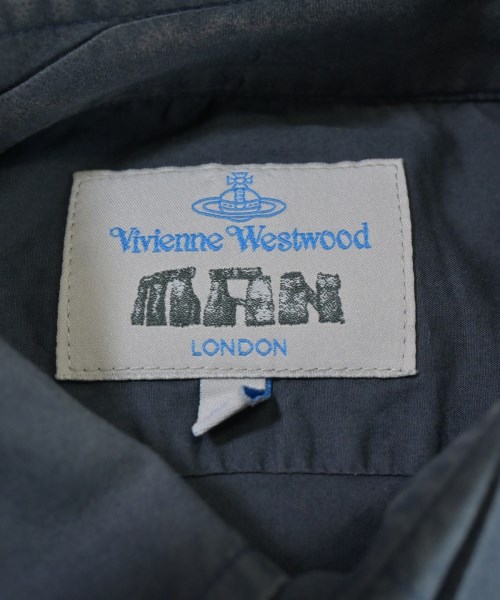 Vivienne Westwood MAN（ヴィヴィアンウエストウッドマン）カジュアルシャツ 紺 サイズ:2(M位) メンズ/2200664860110