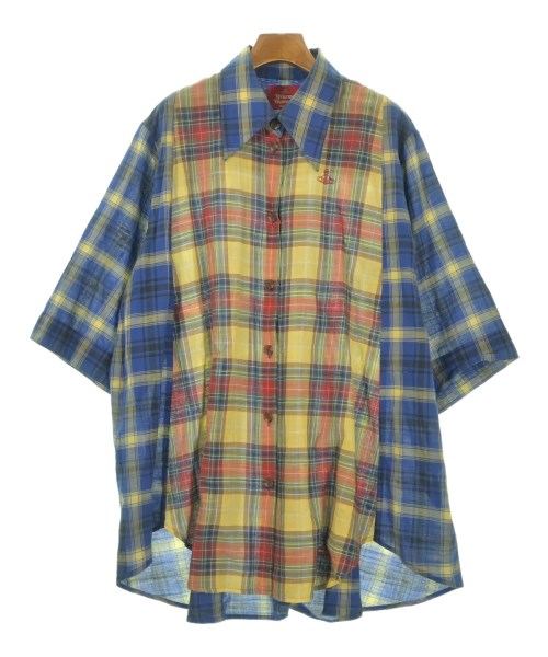 Vivienne Westwood RED LABEL(ヴィヴィアンウエストウッドレッドレーベル)カジュアルシャツ 青 サイズ:00(F)/2200664860202