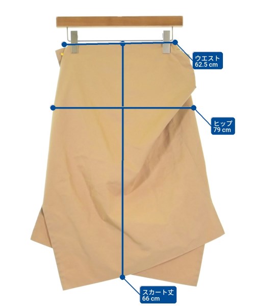 Vivienne Westwood RED LABEL（ヴィヴィアンウエストウッドレッドレーベル）ひざ丈スカート ベージュ サイズ:44(L位) レディース/2200735973091