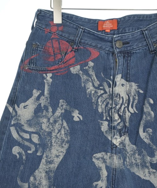 Vivienne Westwood RED LABEL（ヴィヴィアンウエストウッドレッドレーベル）デニムパンツ 紺 サイズ:2(M位) レディース/2200724664061