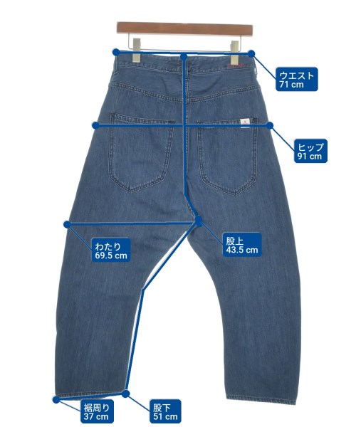 Vivienne Westwood RED LABEL（ヴィヴィアンウエストウッドレッドレーベル）デニムパンツ 紺 サイズ:2(M位) レディース/2200724664061