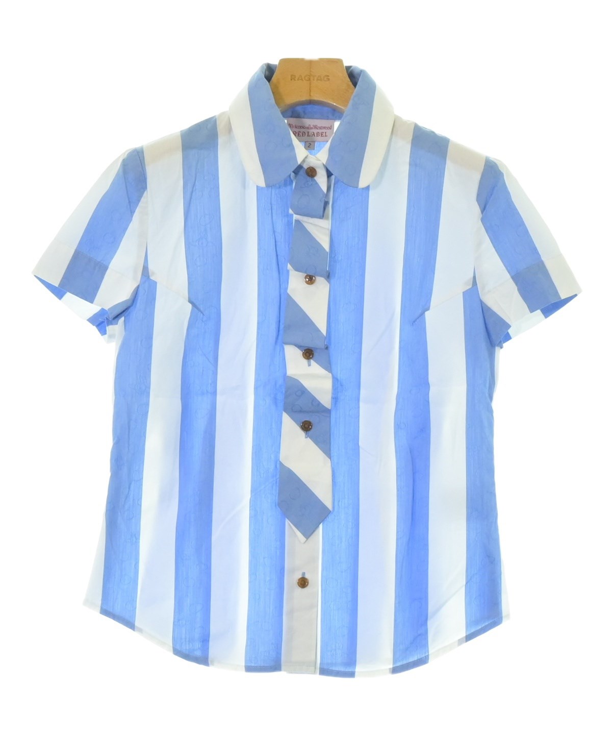 ヴィヴィアンウエストウッド レッドレーベル 半袖シャツ 変形 Mサイズ Vivienne Westwood RED LABEL（ヴィヴィアンウエストウッドレッド