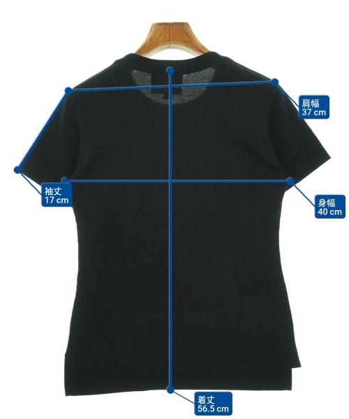 Vivienne Westwood RED LABEL（ヴィヴィアンウエストウッドレッドレーベル）Tシャツ・カットソー 黒 サイズ:01(S位) レディース/2200686767091