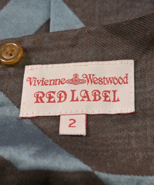 Vivienne Westwood RED LABEL（ヴィヴィアンウエストウッドレッドレーベル）ワンピース 茶 サイズ:2(M位) レディース/2200635230010