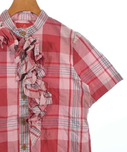 Vivienne Westwood RED LABEL（ヴィヴィアンウエストウッドレッドレーベル）カジュアルシャツ 赤 サイズ:2(M位) レディース/2200634954023