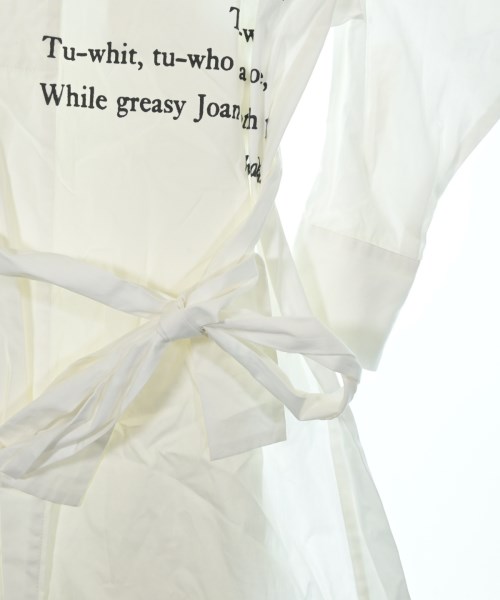 Vivienne Westwood RED LABEL（ヴィヴィアンウエストウッドレッドレーベル）シャツワンピース 白 サイズ:00(F) レディース/2200639936048