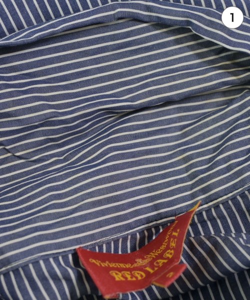 Vivienne Westwood RED LABEL（ヴィヴィアンウエストウッドレッドレーベル）ブラウス 紺 サイズ:2(M位) レディース/2200626707057