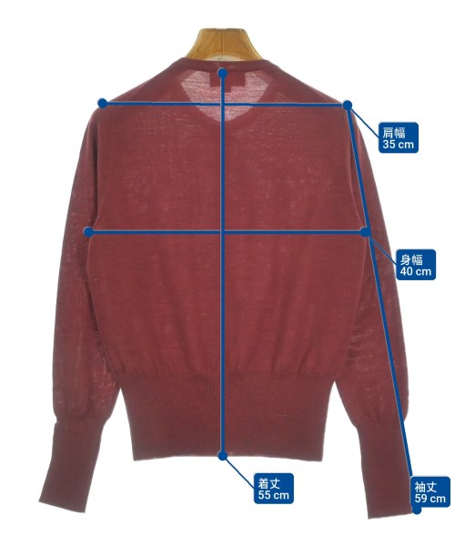 Vivienne Westwood RED LABEL（ヴィヴィアンウエストウッドレッドレーベル）カーディガン 赤 サイズ:2(M位) レディース/2200593244029