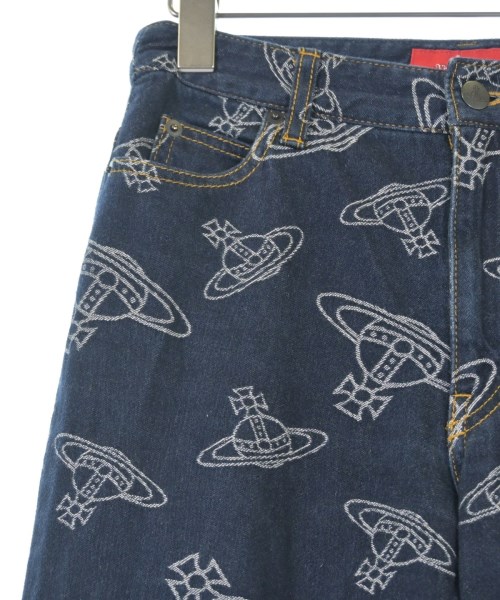 Vivienne Westwood RED LABEL（ヴィヴィアンウエストウッドレッドレーベル）デニムパンツ 紺 サイズ:01(S位) レディース/2200631488019
