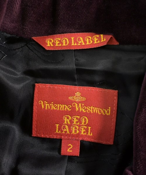 Vivienne Westwood RED LABEL（ヴィヴィアンウエストウッドレッドレーベル）カジュアルジャケット 赤 サイズ:2(M位) レディース/2200633227029