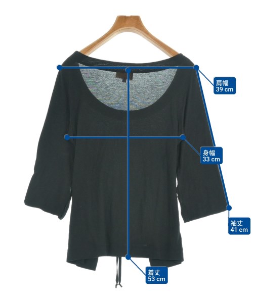 Vivienne Westwood RED LABEL（ヴィヴィアンウエストウッドレッドレーベル）Tシャツ・カットソー 黒 サイズ:2(M位) レディース/2200611477033