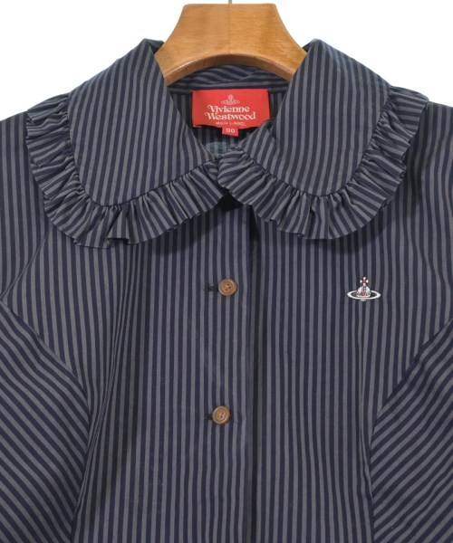 Vivienne Westwood RED LABEL（ヴィヴィアンウエストウッドレッドレーベル）カジュアルシャツ 紺 サイズ:00(F) レディース/2200615144122
