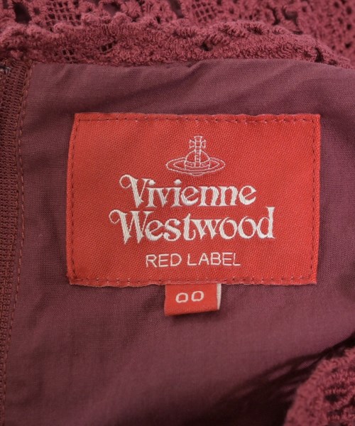 Vivienne Westwood RED LABEL（ヴィヴィアンウエストウッドレッドレーベル）ワンピース 赤 サイズ:00(F) レディース/2200613452076