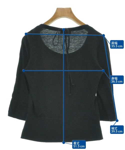 Vivienne Westwood RED LABEL（ヴィヴィアンウエストウッドレッドレーベル）Tシャツ・カットソー 黒 サイズ:2(M位) レディース/2200613387033