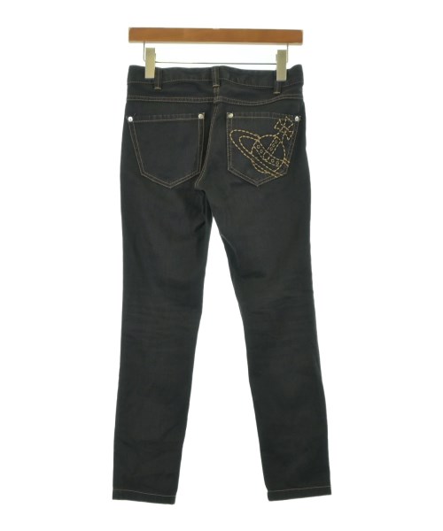 Vivienne Westwood RED LABEL（ヴィヴィアンウエストウッドレッドレーベル）デニムパンツ 黒 サイズ:2(M位) レディース/2200618094066