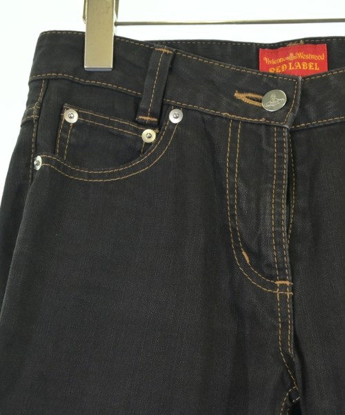 Vivienne Westwood RED LABEL（ヴィヴィアンウエストウッドレッドレーベル）デニムパンツ 黒 サイズ:2(M位) レディース/2200618094066