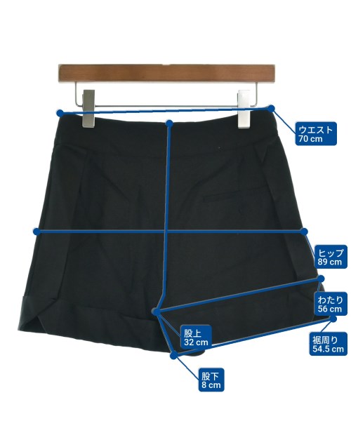 Vivienne Westwood RED LABEL（ヴィヴィアンウエストウッドレッドレーベル）ショートパンツ 黒 サイズ:3(L位) レディース/2200619918248